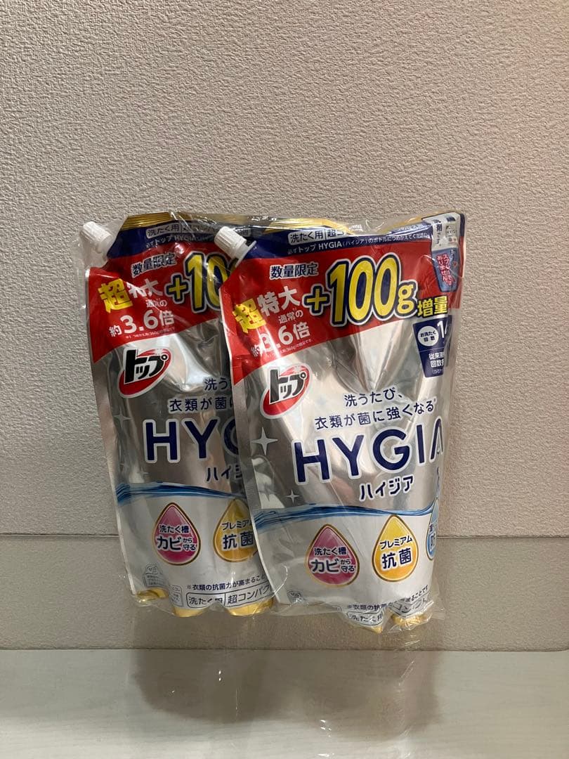 ⭐︎MEI⭐︎HYGIYA 液体洗剤 詰め替え用 3.6倍×6個