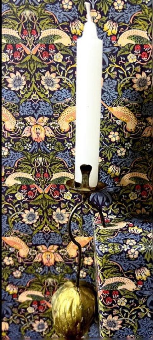 [希少]フランスアンティーク・クルミキャンドル1点/NO1