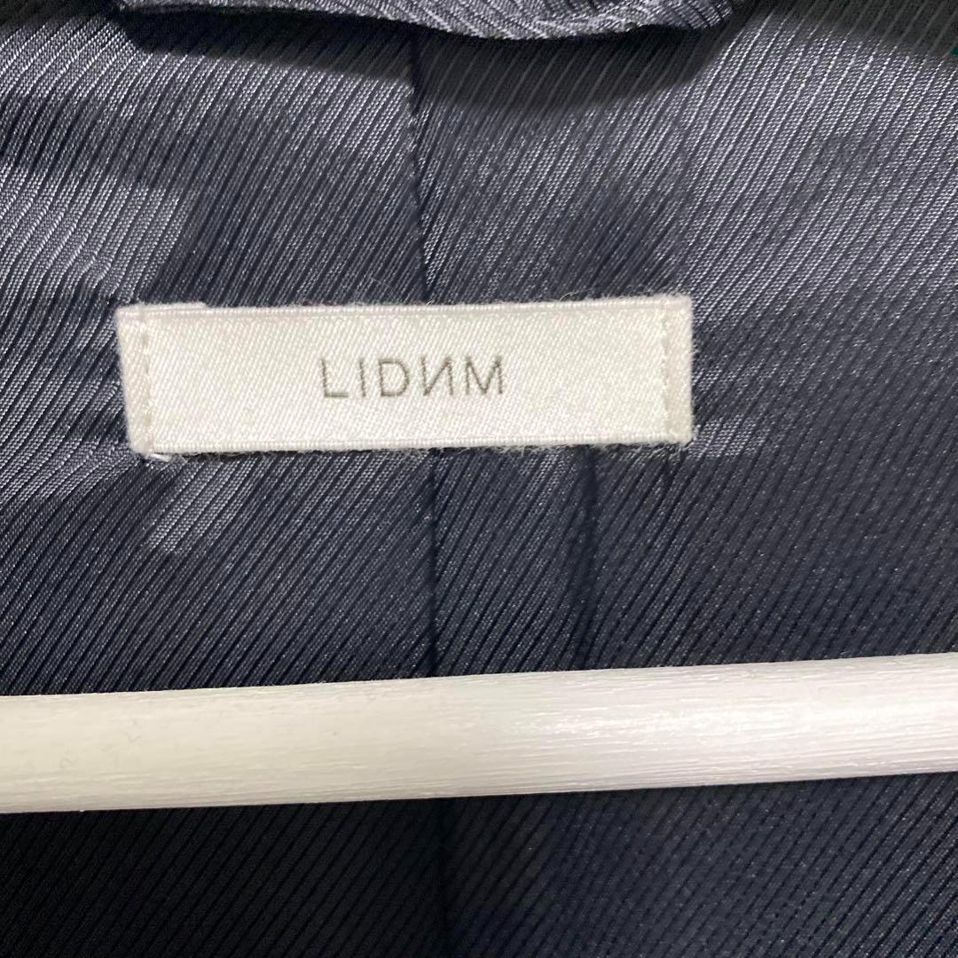 ジャケット・アウター LIDNM Super140s OFFICER COAT CHARCOAL