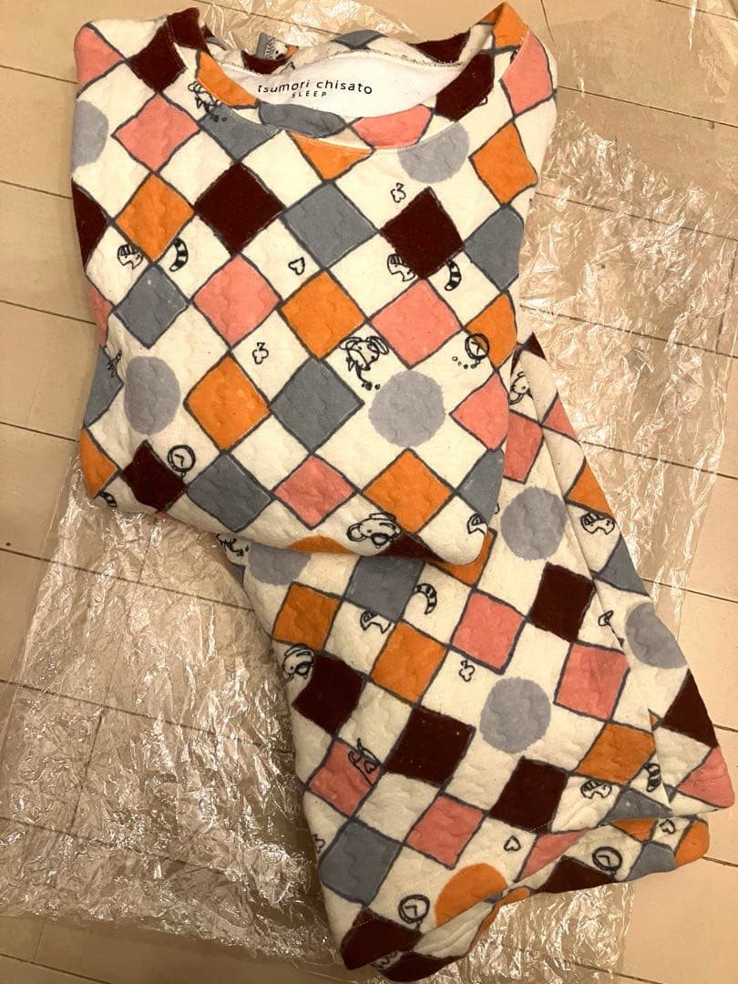 ツモリチサトスリープ　冬パジャマセット　コットンキルト　厚手　長袖