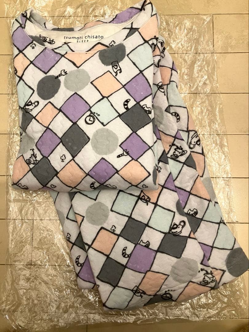 ツモリチサトスリープ　冬パジャマセット　コットンキルト　厚手　長袖