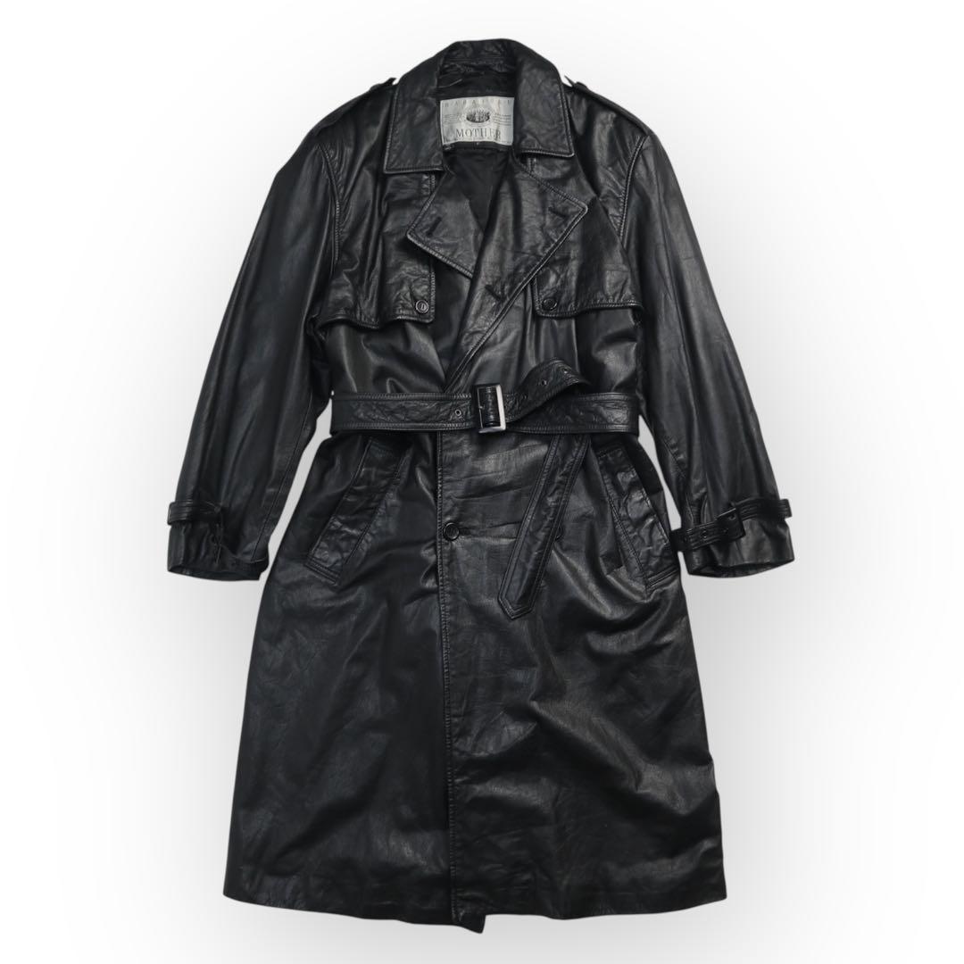 HARAJUKU MOTHER レザー トレンチコート マキシ ロングコート