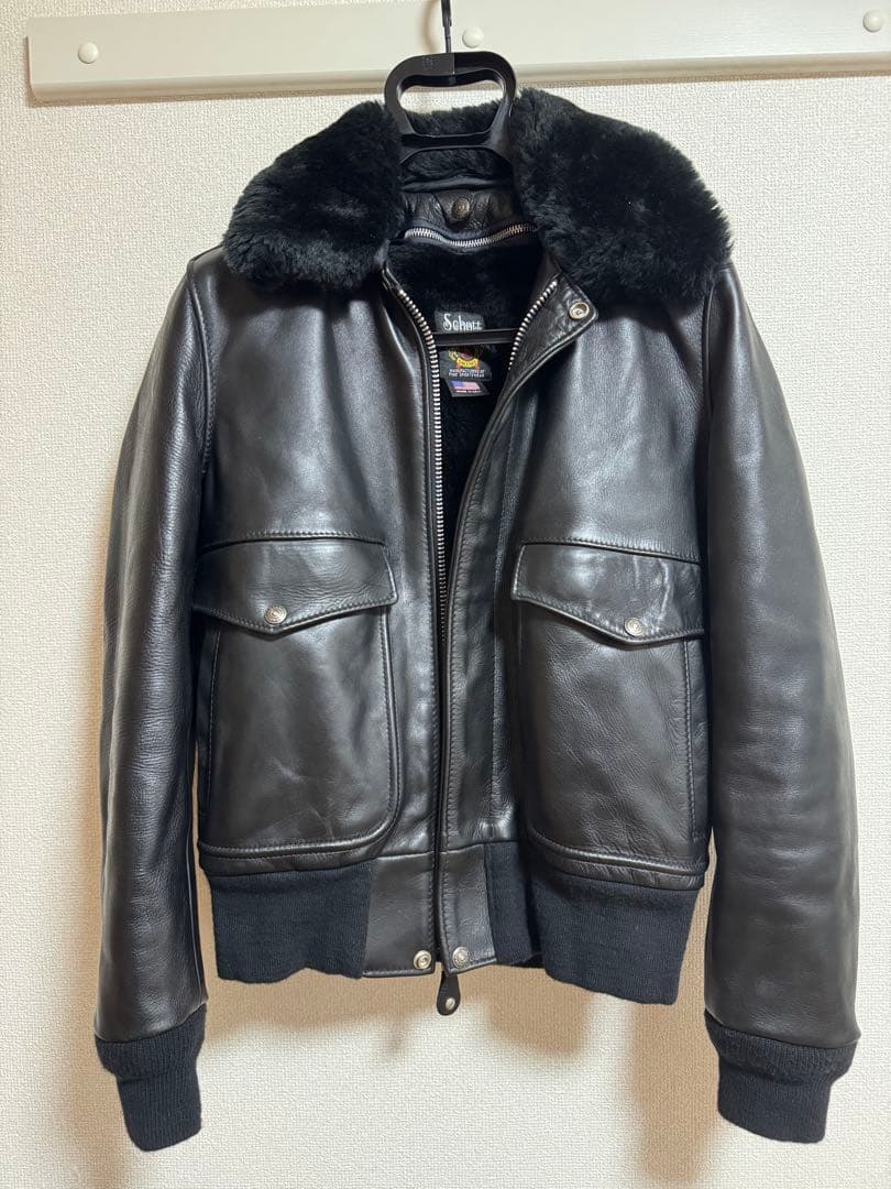 美品 schott BOMBER JACKET FLIGHT JACKET