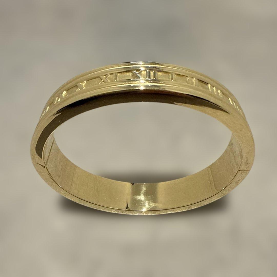 【廃盤レア・極美品】ティファニー 金無垢 YG アトラス ブレスレット幻級