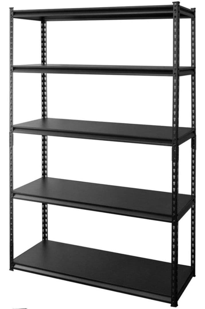 アイリスプラザ　スチールラック　5段　STR-1200　ブラック　つ247