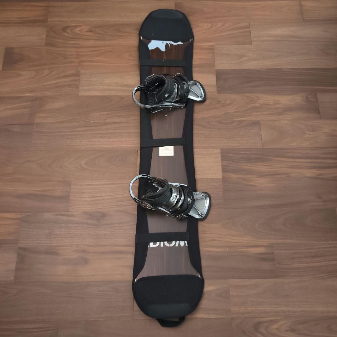 【希少】BURTON idiom スノーボード 156cm 木製 ビンディング付