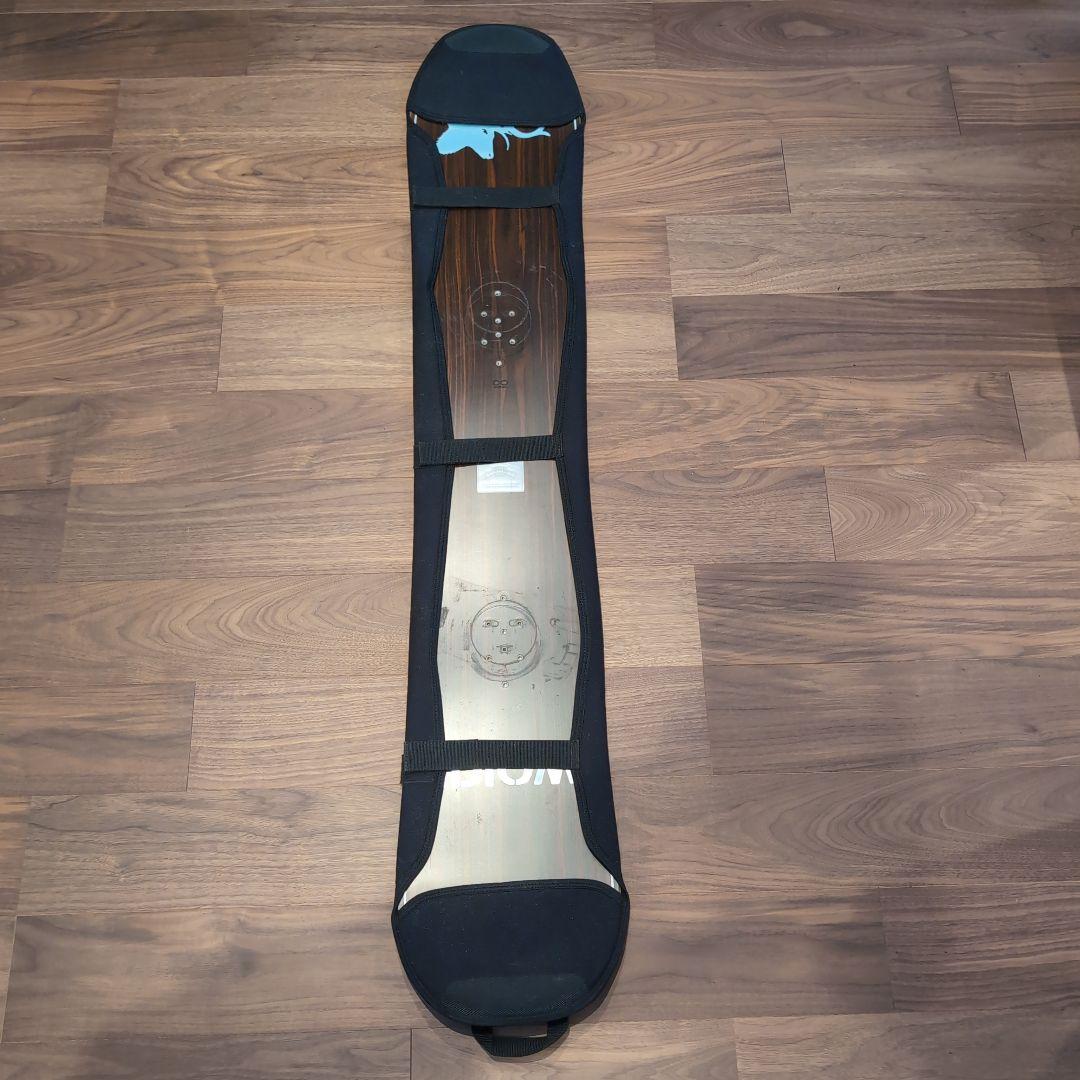 【希少】BURTON idiom スノーボード 156cm 木製 ビンディング付