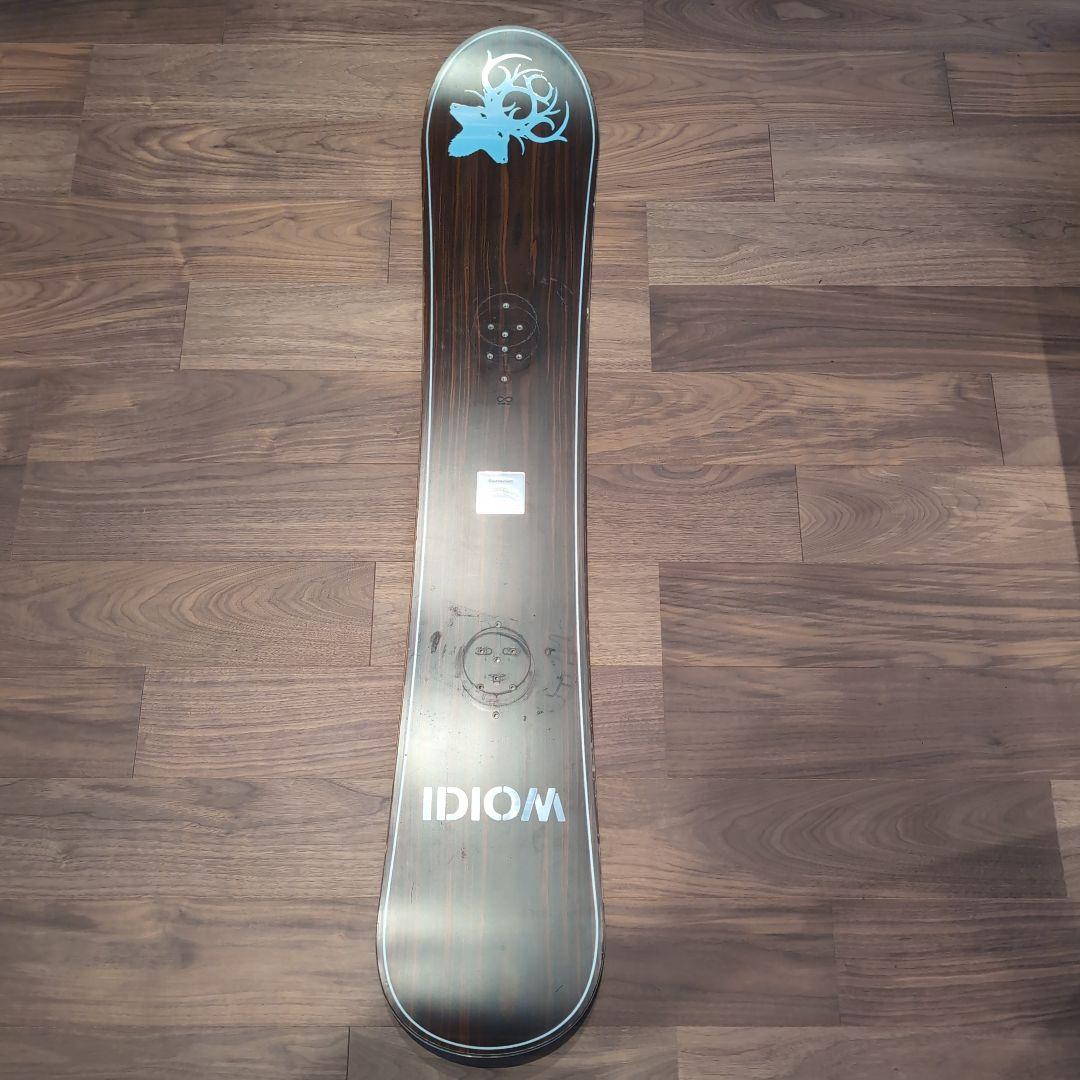 【希少】BURTON idiom スノーボード 156cm 木製 ビンディング付