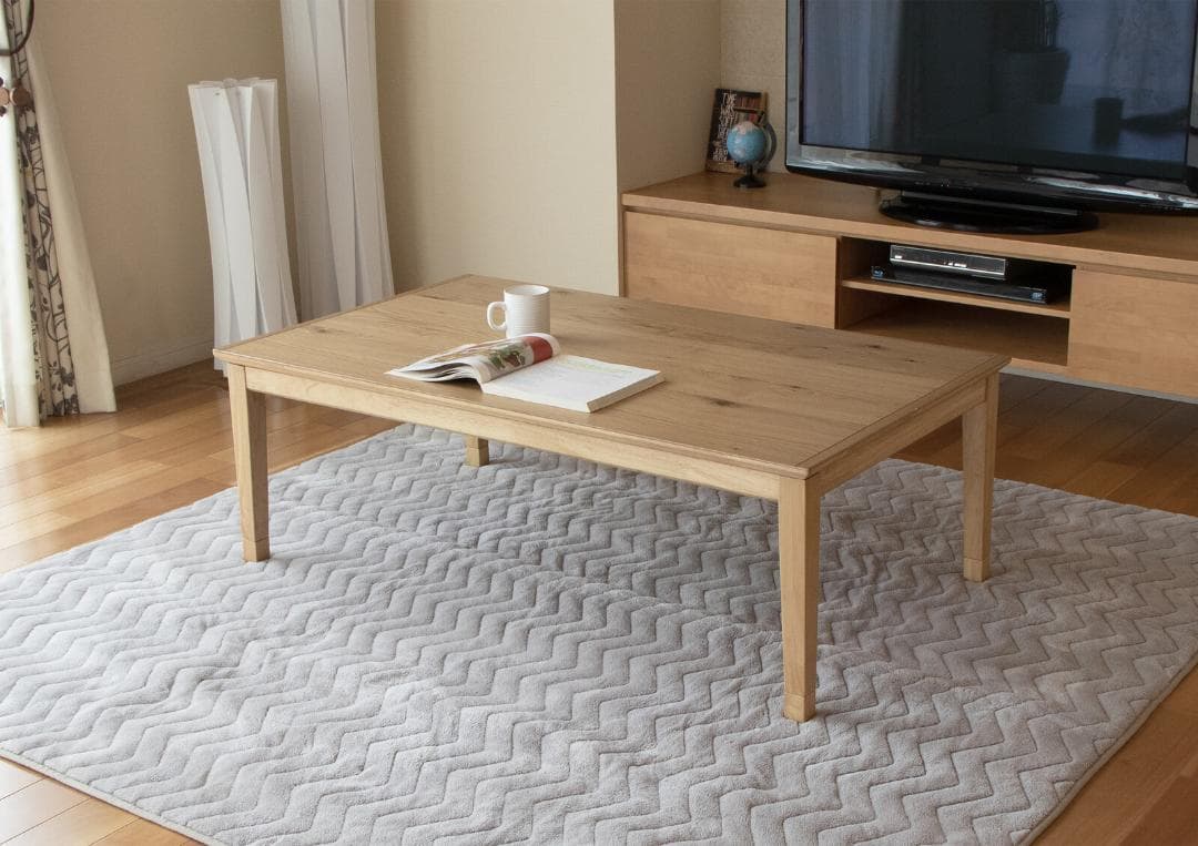 KG KT OAK　コタツ　センターテーブル　120㎝　ナチュラル