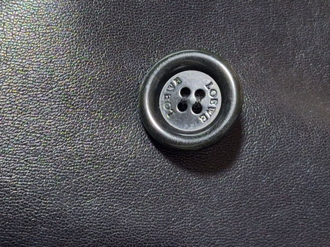 【美品】　LOEWE　黒　レザー　ジャケット　子羊　柔らかい