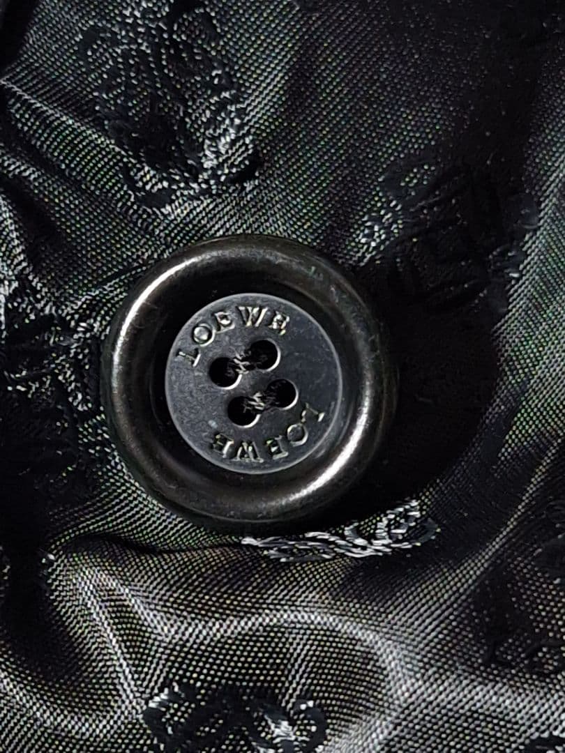 【美品】　LOEWE　黒　レザー　ジャケット　子羊　柔らかい