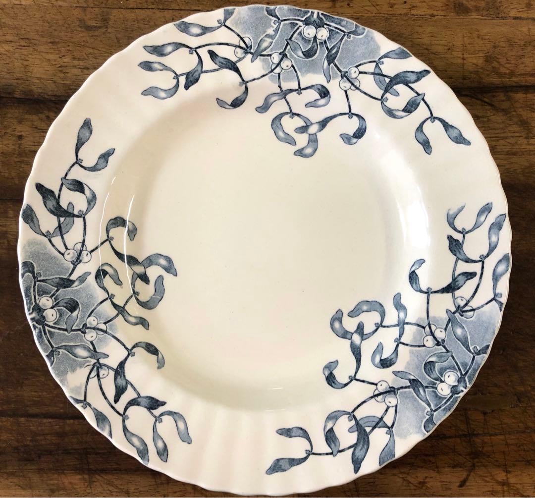 【マリンお取置き】ロンシャン ヤドリギ 深皿プレート2枚セット