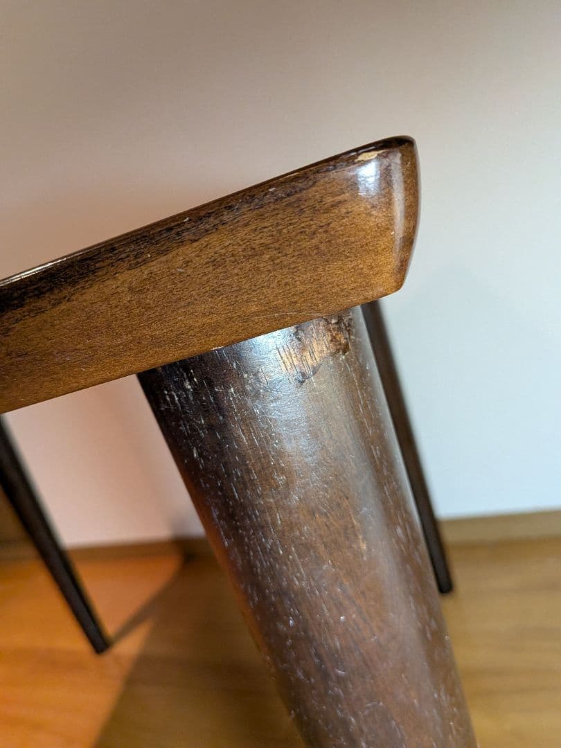 ■送料込■カリモク60+ ダイニングテーブル800 木製家具食卓デスク ブラウン