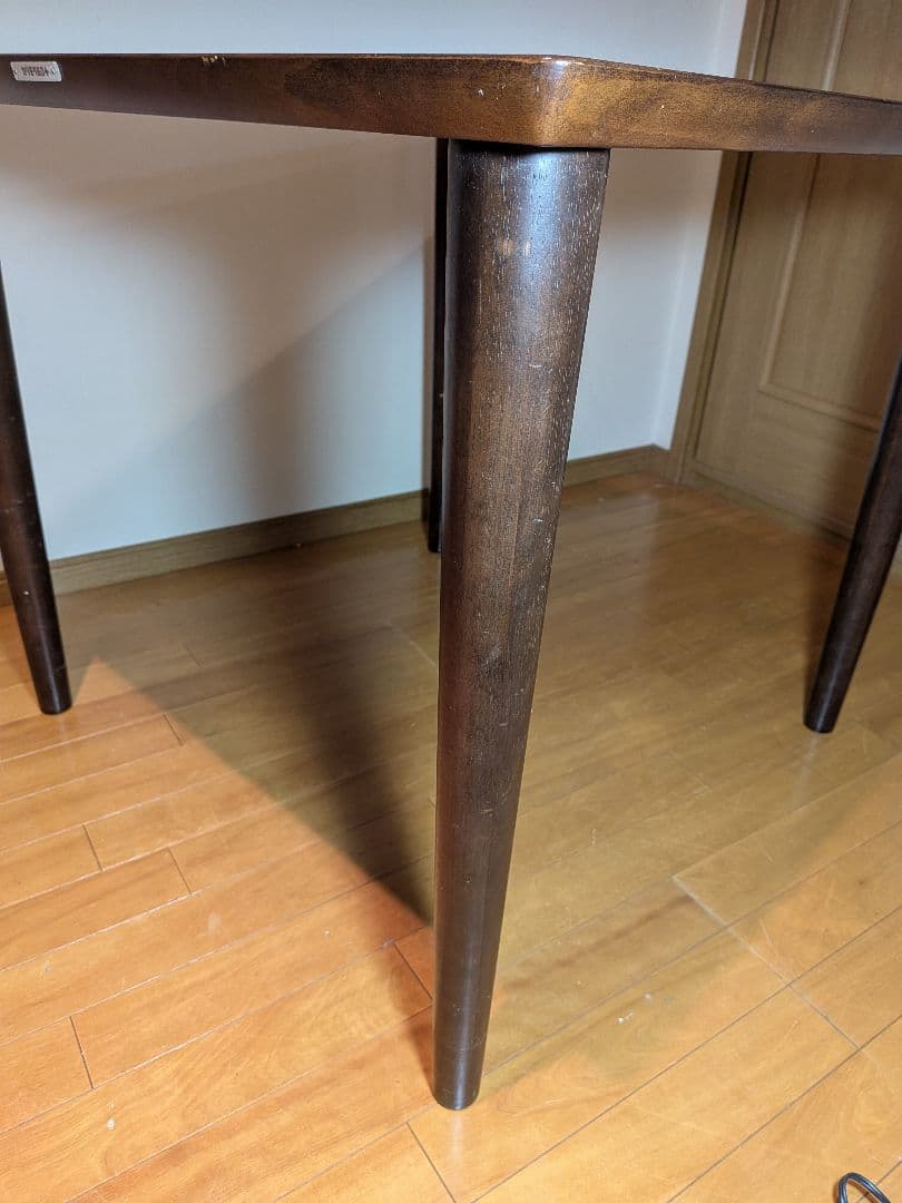 ■送料込■カリモク60+ ダイニングテーブル800 木製家具食卓デスク ブラウン