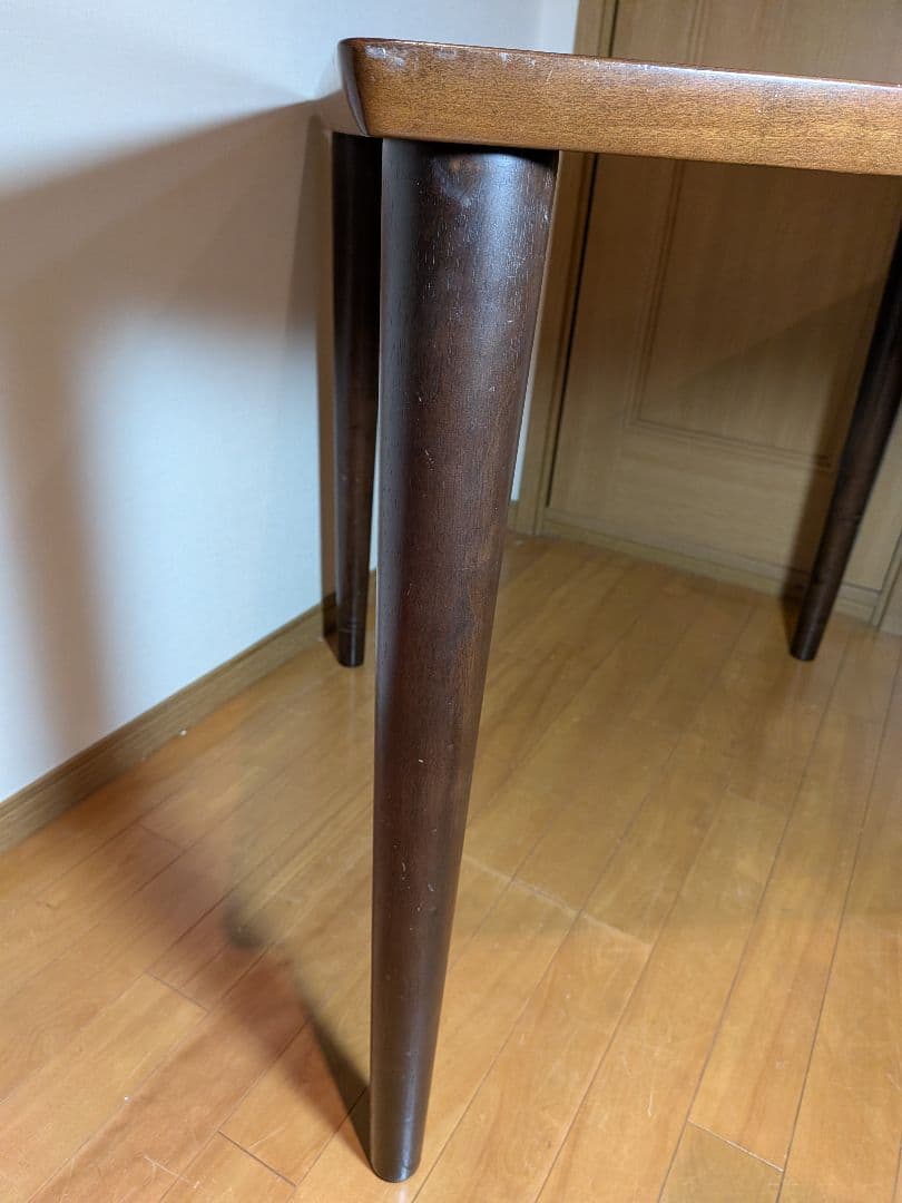 ■送料込■カリモク60+ ダイニングテーブル800 木製家具食卓デスク ブラウン