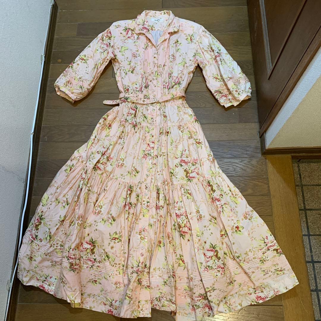 INGEBORG 花柄 ロングワンピース