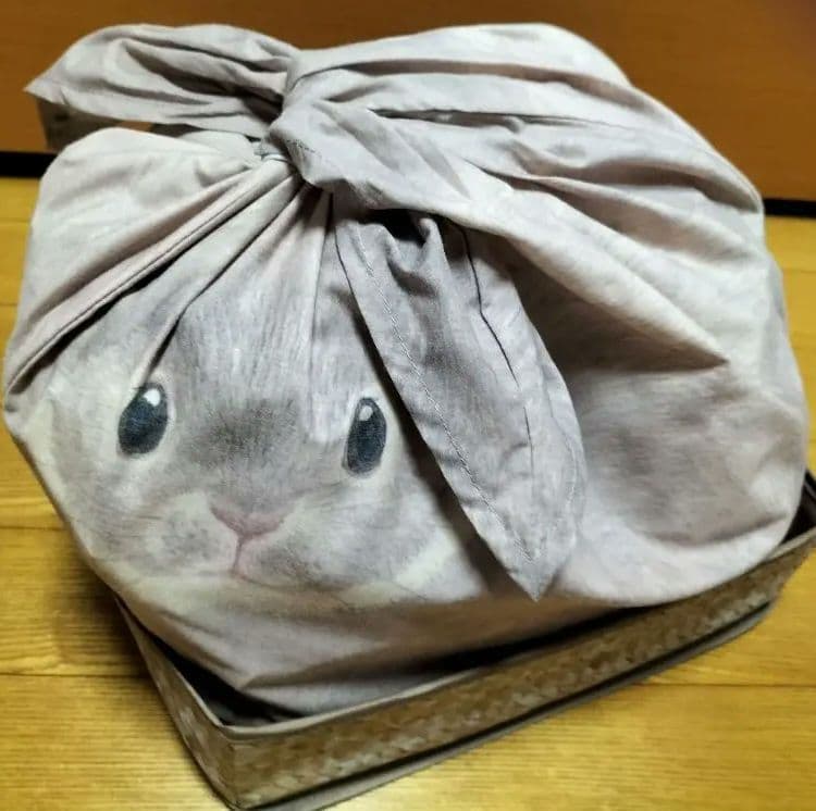 フェリシモ★うさぎを飼っている気分の収納ケース★チンチラウサギ