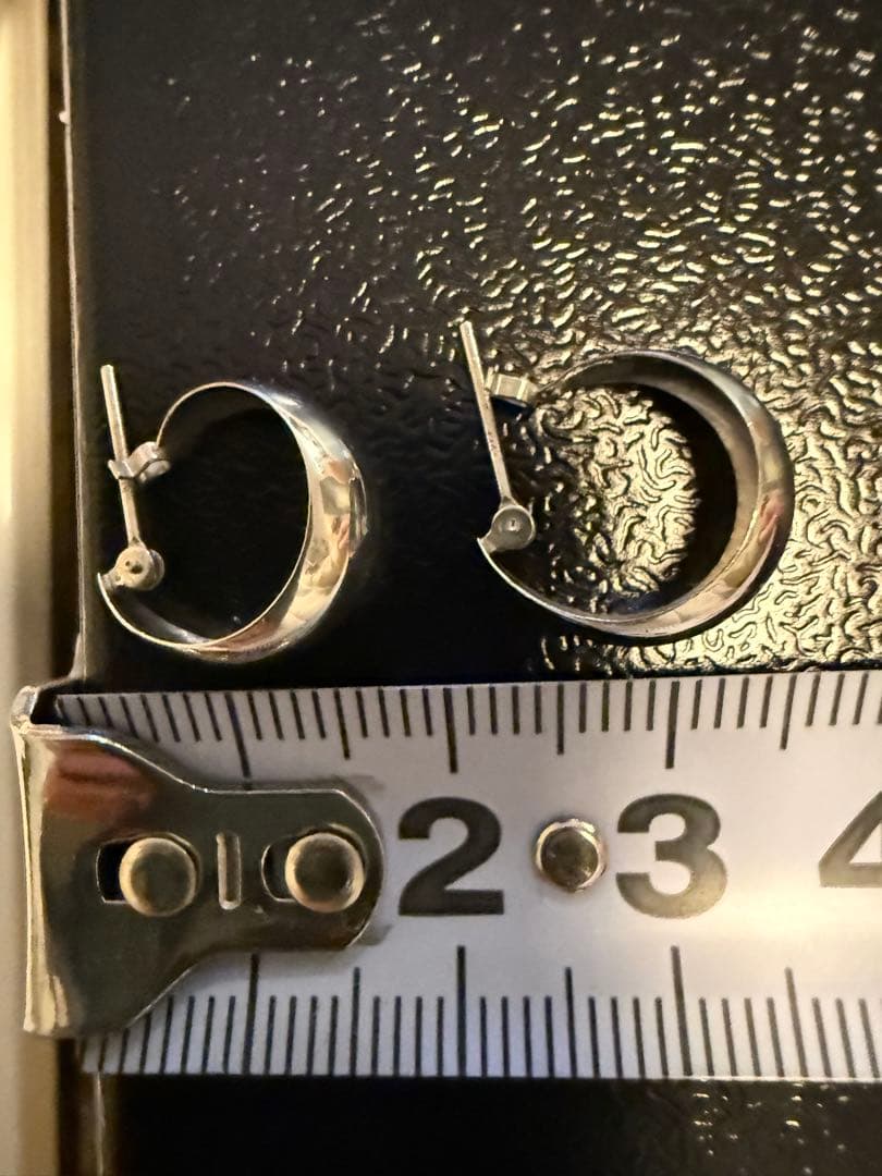 【Maru さま専用】K14WG フープピアス ホワイトゴールド　ペア