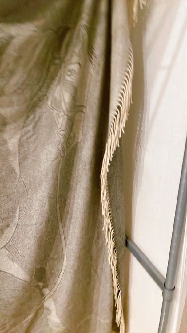 HERMES カシミヤ100% ストール　大判ショール　ブランケット