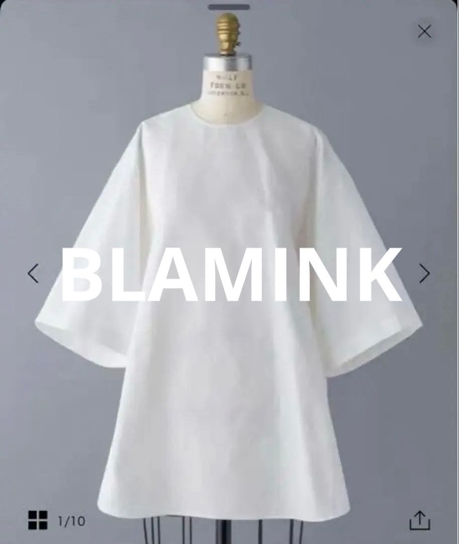 BLAMINK M.SUMMER クルーネックショートスリーブブラウス 試着のみ
