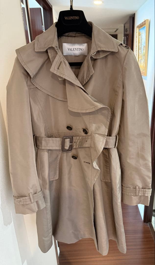VALENTINO ベージュ トレンチコート