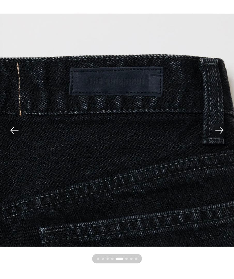THE SHISHIKUI CLASSIC DENIM ブラック サイズ28