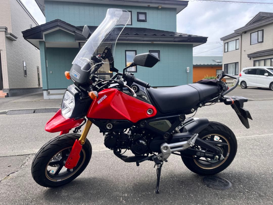 H2C製グロム 外装セット モタード　レッドホンダ バイクJC92 21-23年