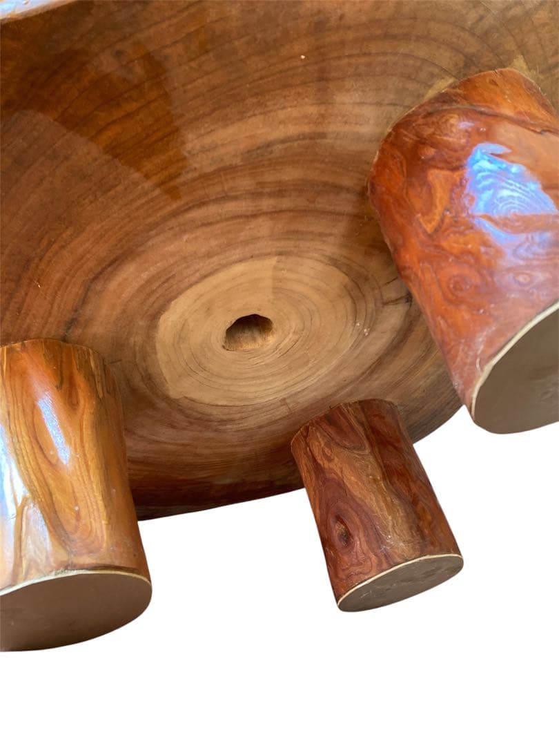 木製 天然木 欅材 一枚板 脚付き座卓 センターテーブル 家具　ちゃぶ台