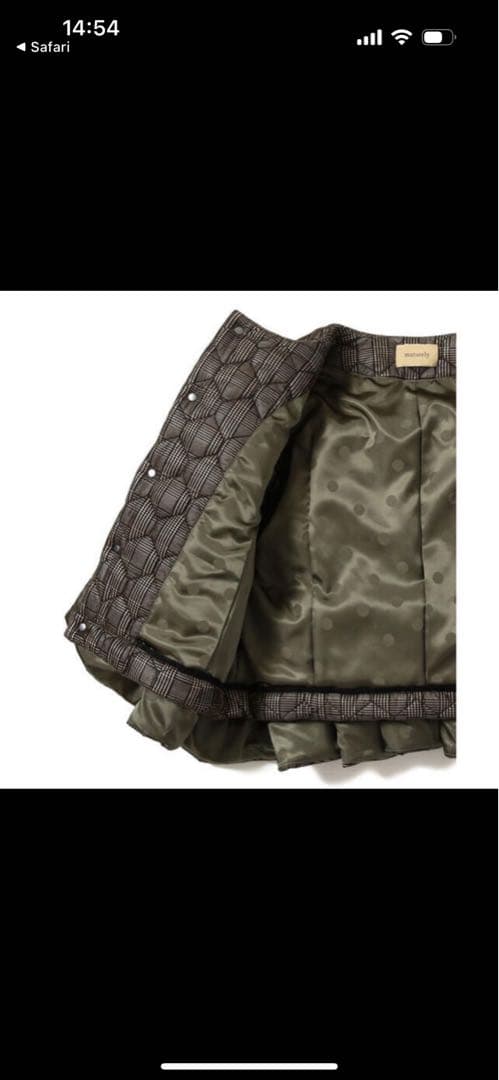 ジャケット・アウター BEAMSBOY maturely MUSE2way quilt vest