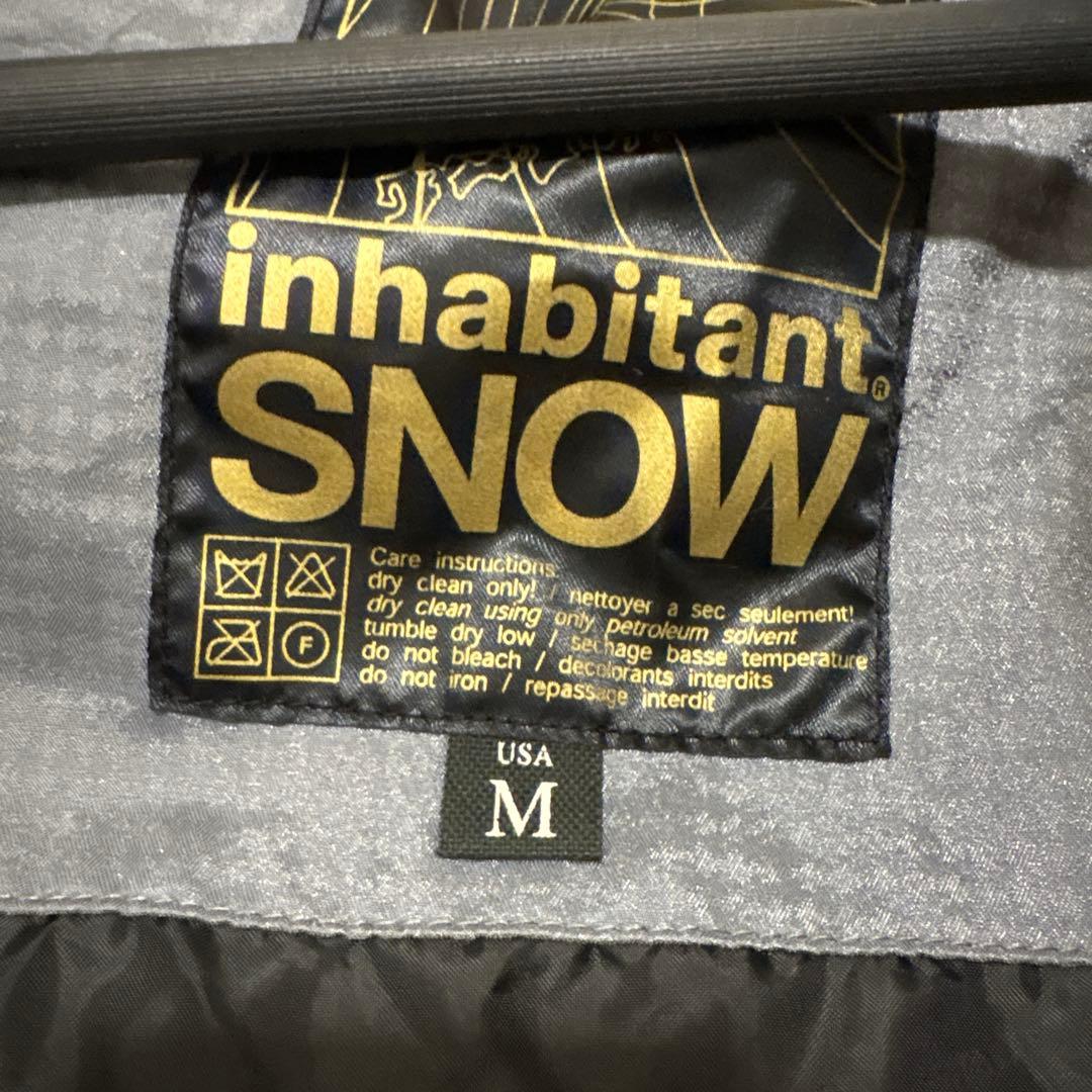 インハビタント　グレー フルボディ スノーボードウェア　サイズM