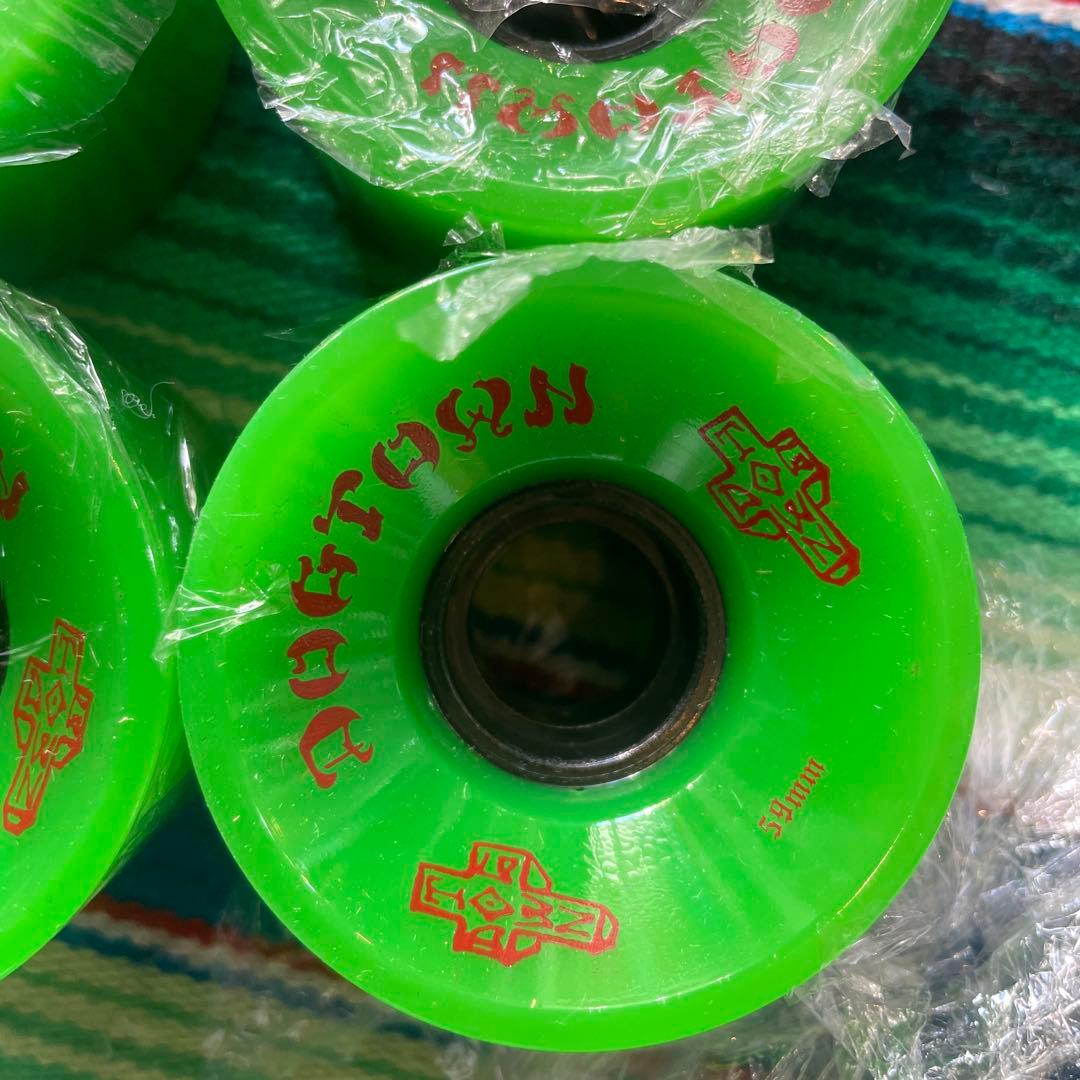 DOGTOWN スケートボードウィール 59mm グリーン