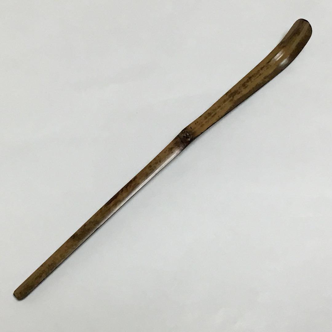 茶杓 煤竹 黒塗 銀桜 茶道具 新品