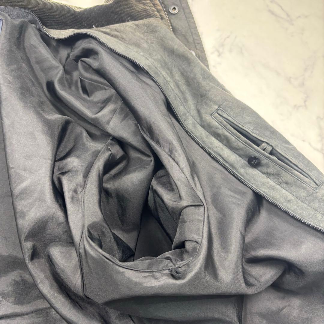 【逸品】バーバリーロンドン　スエード　ジャケット　　ブルゾン　ライナー付　大きい