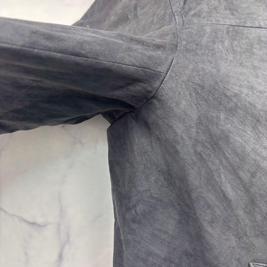 【逸品】バーバリーロンドン　スエード　ジャケット　　ブルゾン　ライナー付　大きい