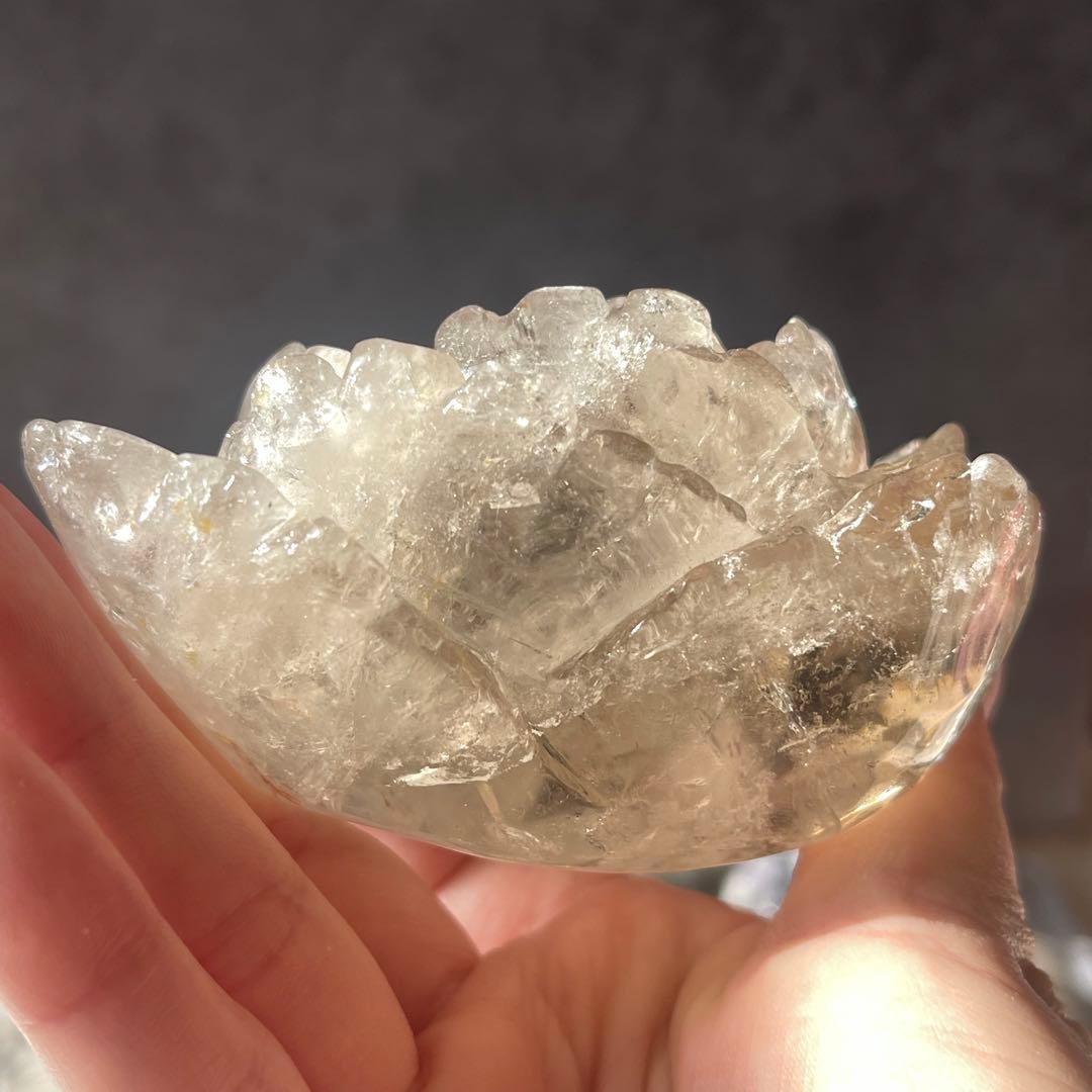 ライモナイトイン スモーキークォーツ ローズ