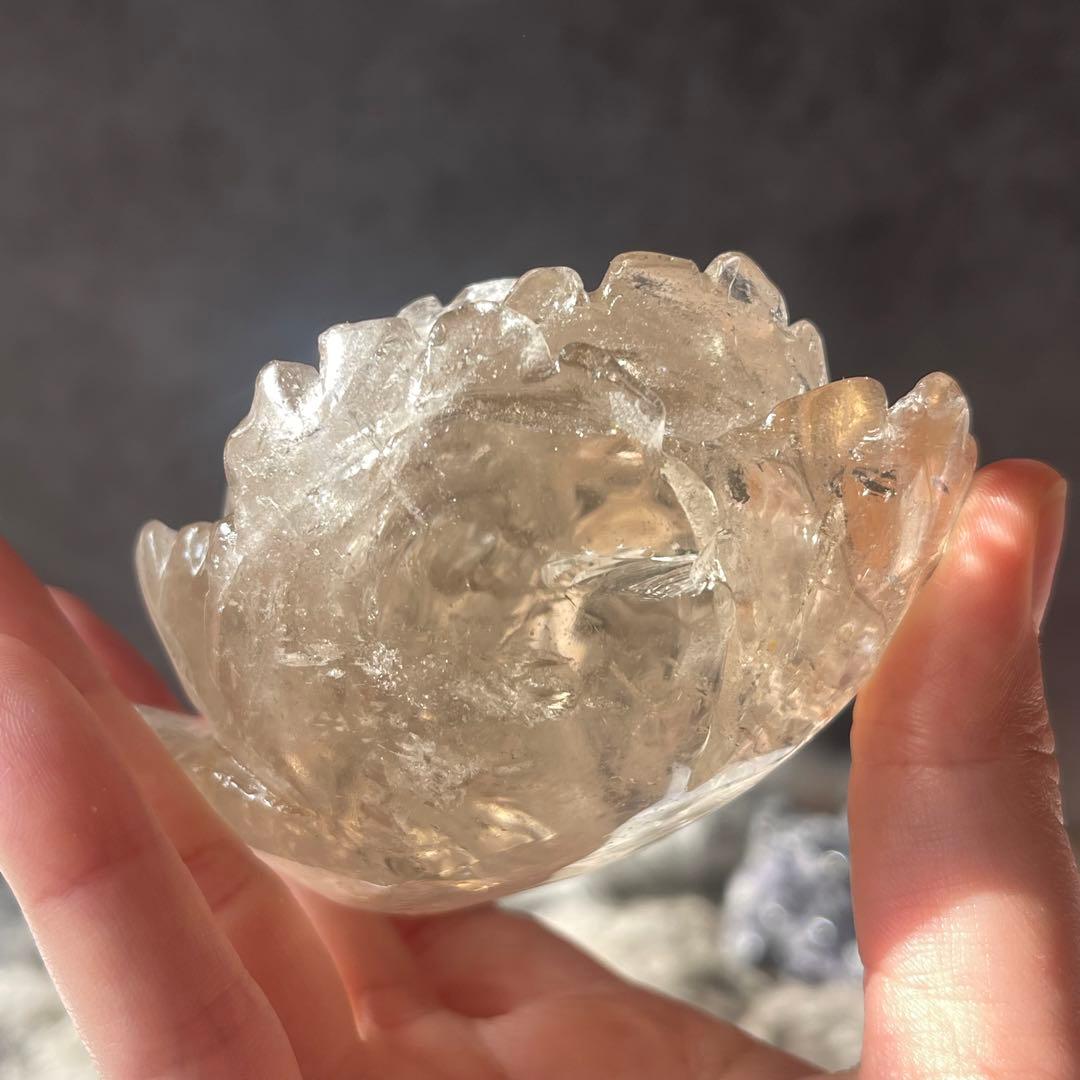 ライモナイトイン スモーキークォーツ ローズ