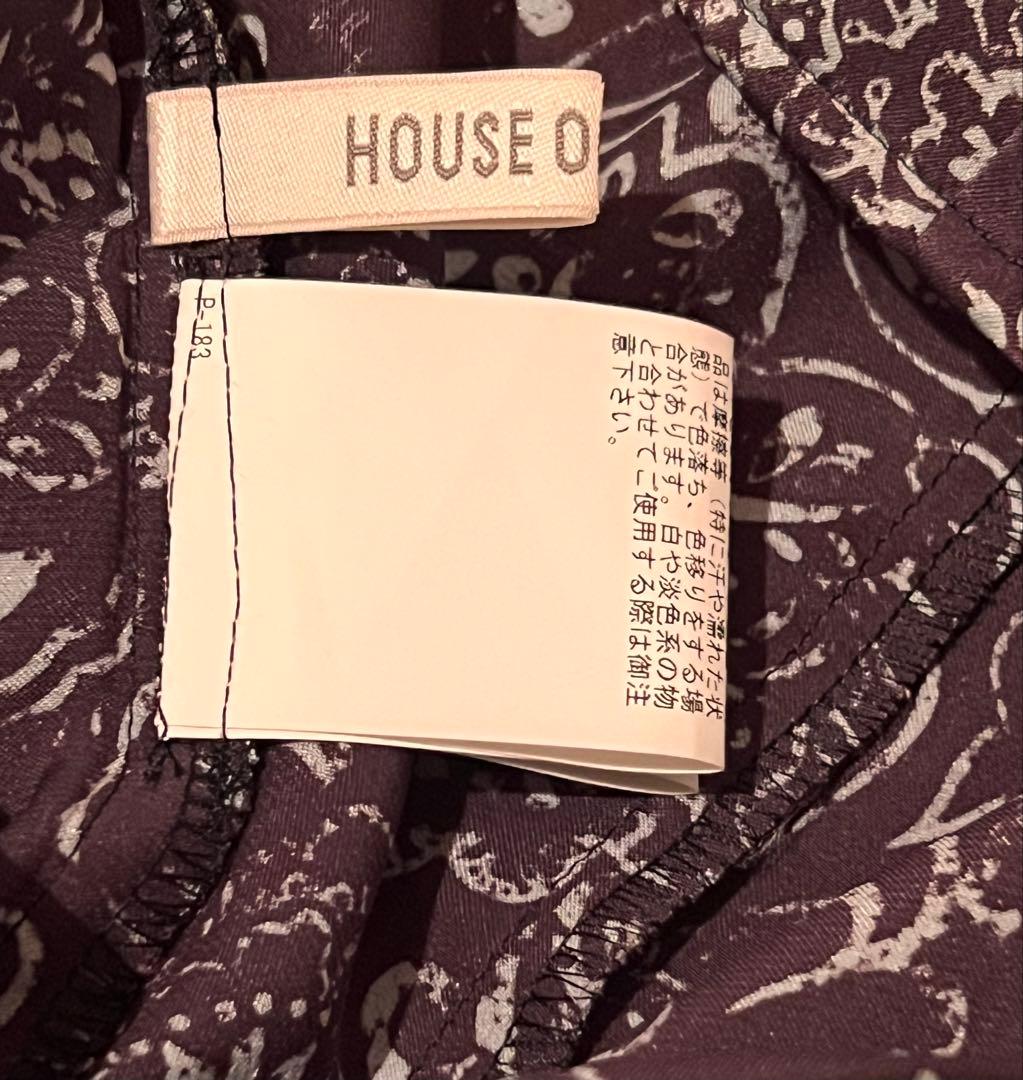 ハウスオブロータス ペイズリー柄 ワンピース 日本製 M