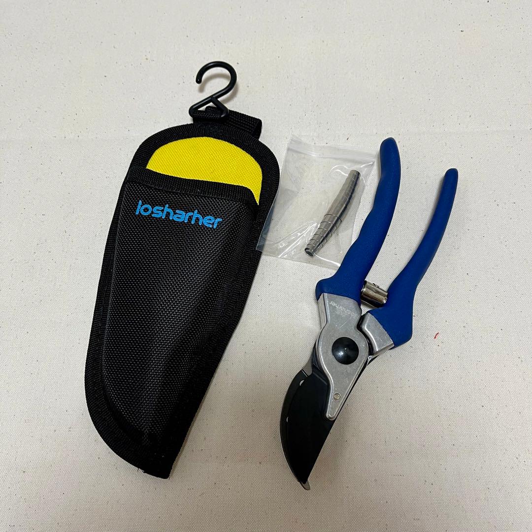 剪定鋏　切れ味　耐久性　高炭素　刃物　鋼　剪定ばさみ　210mm テフロン加工