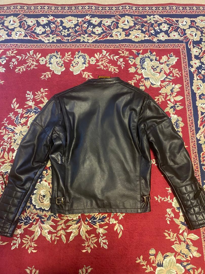 【DEGNER】レザーライダースジャケット　Mサイズ