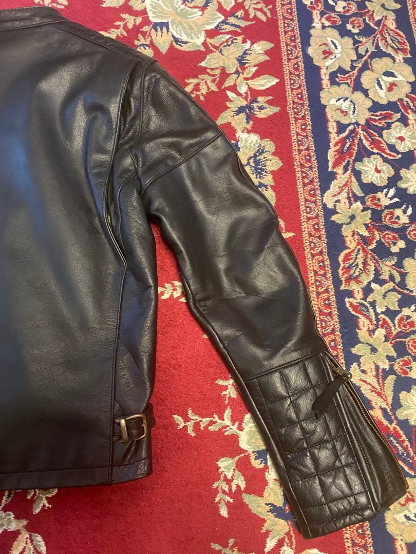 【DEGNER】レザーライダースジャケット　Mサイズ