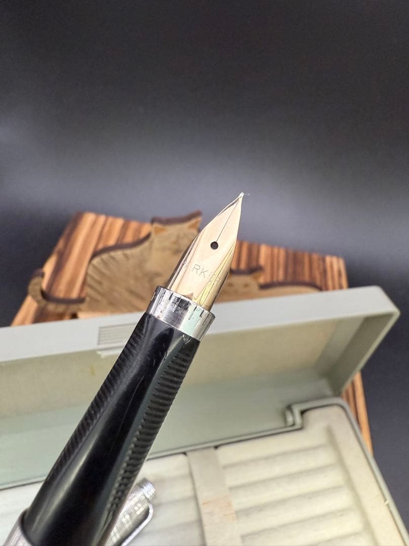 PARKER 万年筆 75 プレイスペンドーム エコセー S.P 14K