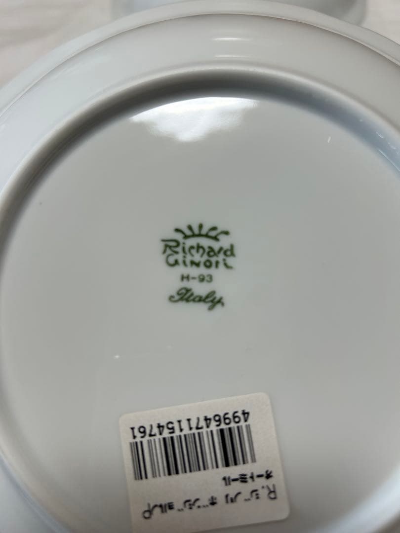 ☆新品・未使用☆ リチャードジノリ　ボンジョルノプルーン　20cm 3枚