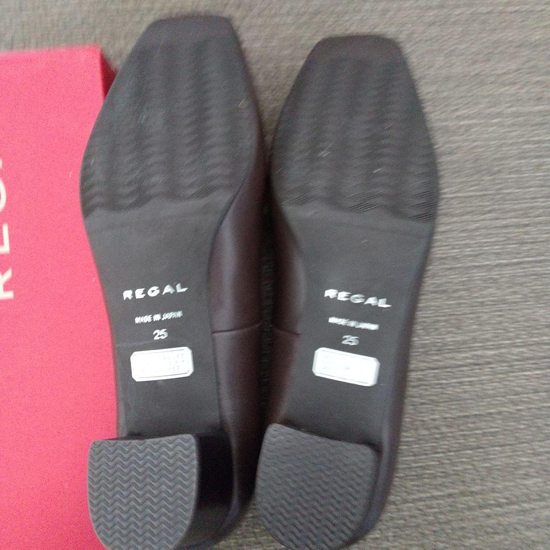 新品　REGAL ダークブラウン ローファー 低ヒール