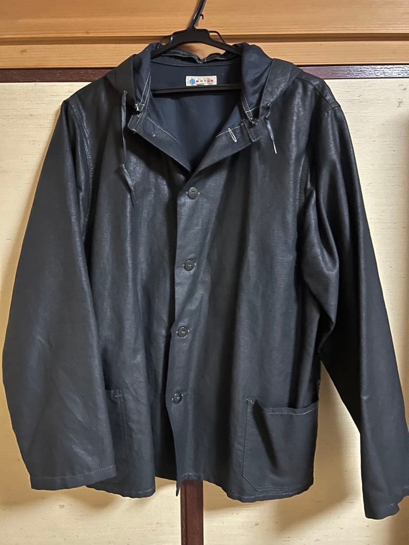 MOTOR モト　フード付きジャケット Lサイズ ブラック