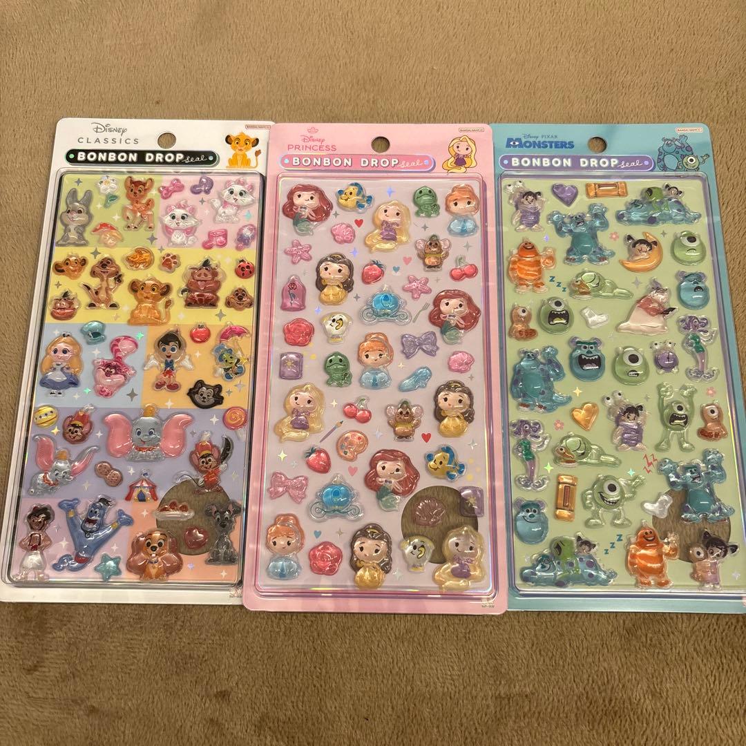 正規品ボンボンドロップシール　プリンセス　クラシック　モンスターズインク