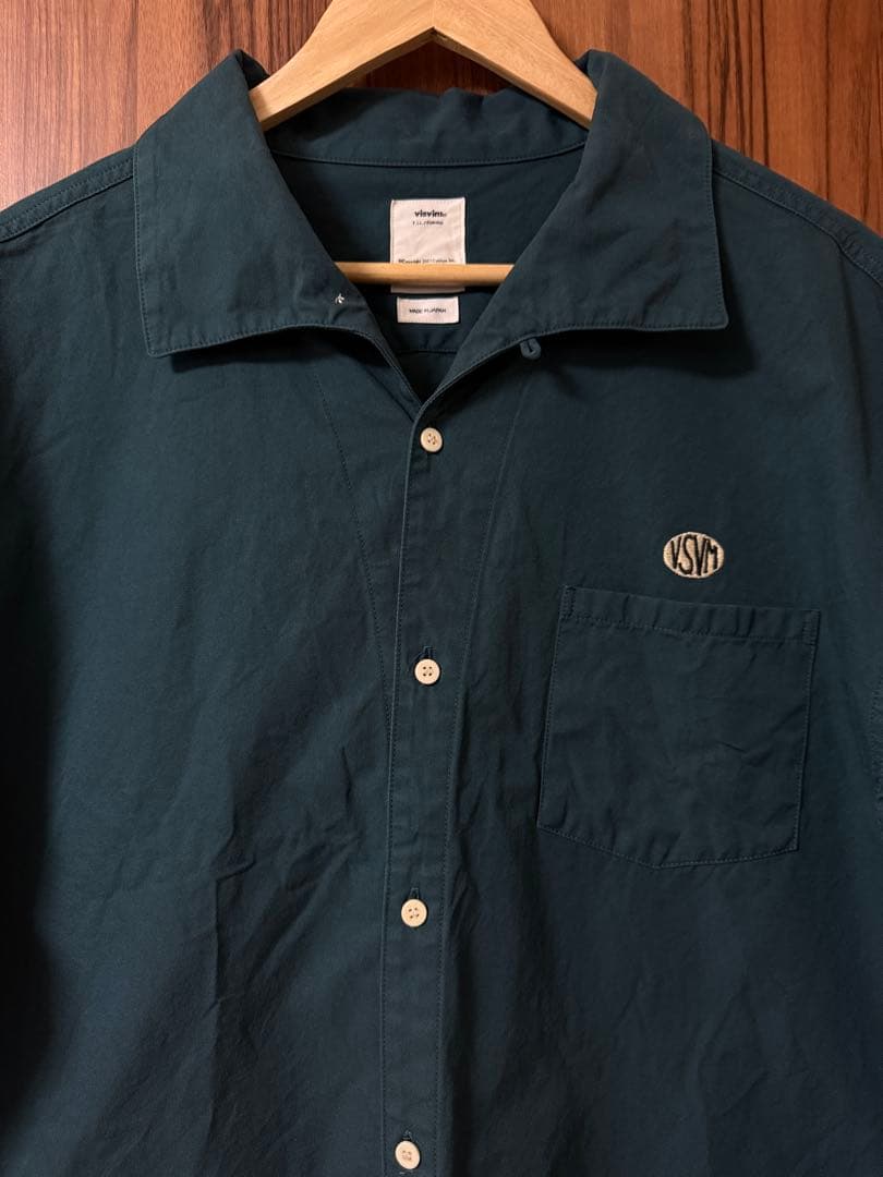 visvim ビスビム PALMER SHIRT L/S GREEN 3