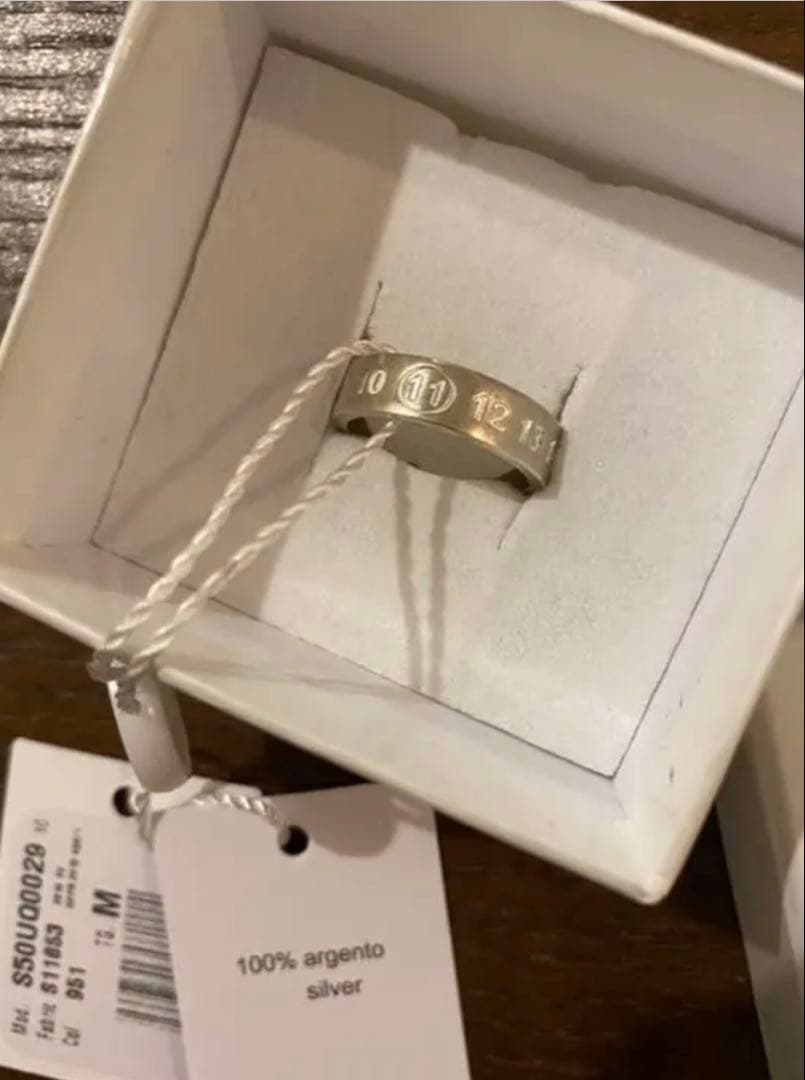 貴重　新品　メゾンマルジェラ　FRAGILE 19AW メンズリング