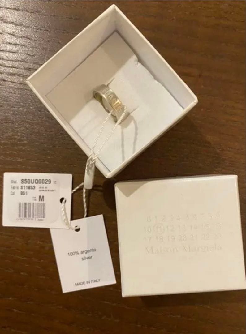 貴重　新品　メゾンマルジェラ　FRAGILE 19AW メンズリング