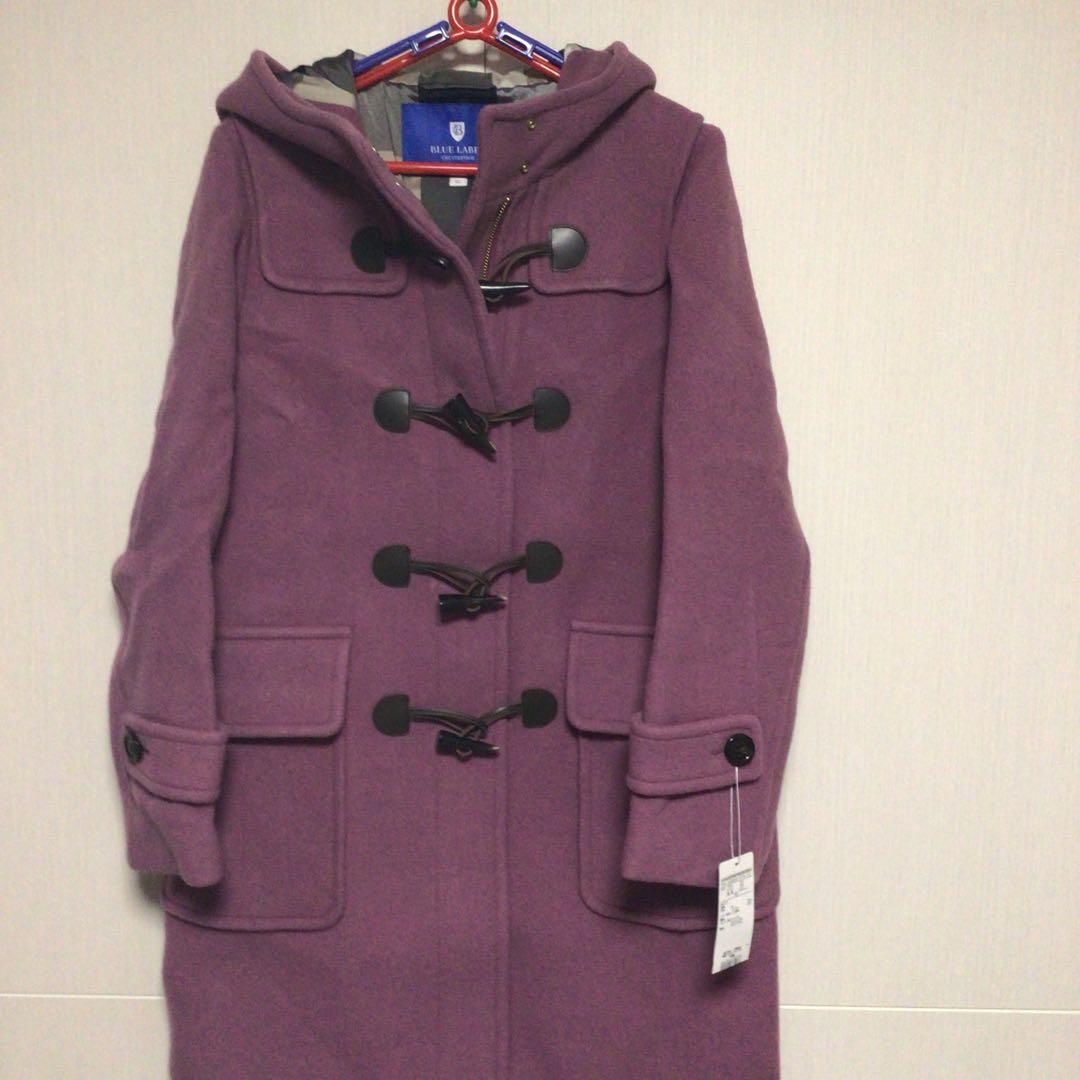 美品❤️ブルーレーベルクレストブリッジ　メルトンダッフルロングコート未使用タグ付