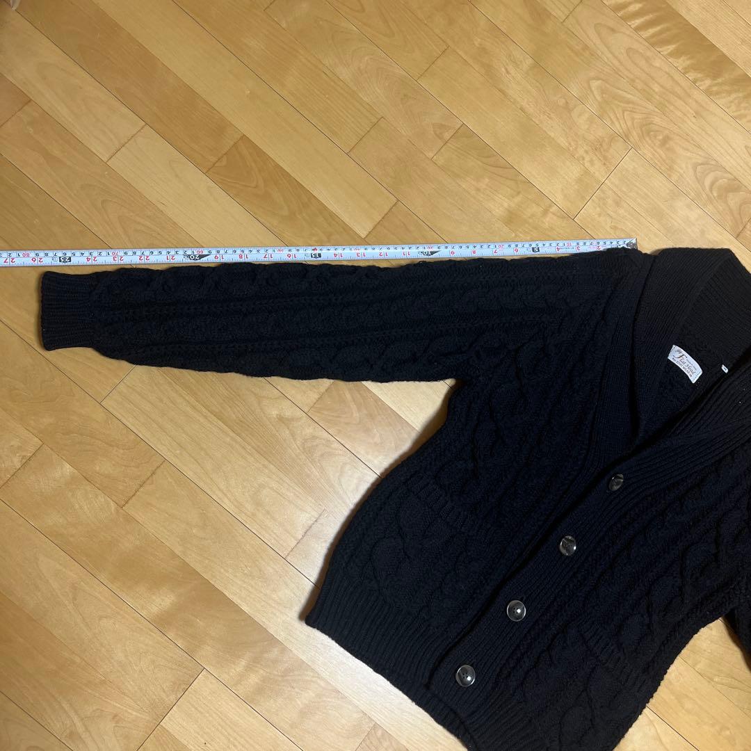 フラットヘッド　アランニットカーディガン